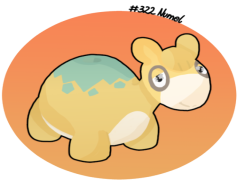 Numel Pokemon, Pokémon Species, Lava Body, Hoenn Region, Fire Type PNG