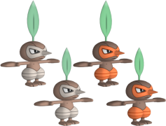 Nuzleaf Pokemon, Mischievous, Agile, Grass Type, Dark Type PNG