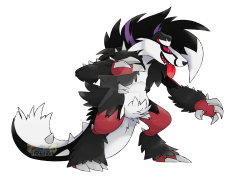Obstagoon Pokemon, Special Abilities, Dark-Type, Galar Region, Fighting Style PNG