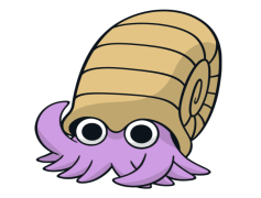 Omanyte Pokemon, Evolution, Water, Ancient, Fossil PNG