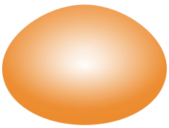 Orange Easter Egg, Festive Decoration, Colorful Tradition, Seasonal Joy, Spring Celebration PNG