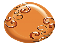 Orange Easter Egg, Holiday Tradition, Egg Hunt, Seasonal Decoration, Colorful Decor PNG