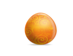 Orange Easter Egg, Spring Celebration, Egg Hunt, Joyful Decoration, Colorful Tradition PNG