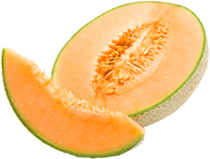 Organic Cantaloupe Slices, Refreshing Dessert, Healthy Snack, Juicy Treat, Natural Flavor PNG