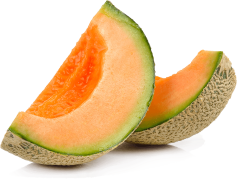 Organic Cantaloupe Slices, Summer Treat, Healthy Snack, Fresh Fruit, Nutritious Option PNG