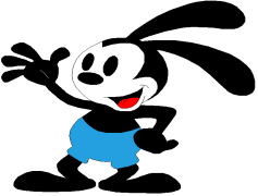 Oswald The Lucky Rabbit, Disney, Cartoon, Classic, Vintage PNG