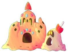 Palossand Pokemon, Sandcastle Creature, Eerie Abilities, Ground Type, Hidden Treasures PNG