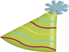 Party Birthday Hat, Colorful Cap, Celebration Accessory, Fun Attire, Festive Headwear PNG