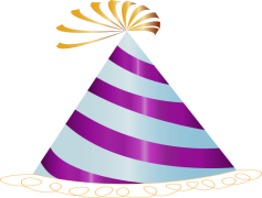 Party Hat, Joyful Ornament, Celebration Headwear, Event Wear, Fun Headgear PNG