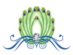 Peacock Logo, Creative Branding, Avian Representation, Unique Motif, Vibrant Identity PNG