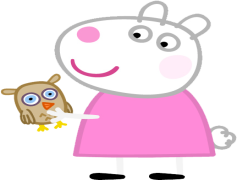 Peppa, Fun, Pig, Joy, Playtime PNG