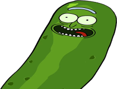 Pickle Rick, Humor, Survival, Adventure, Science PNG