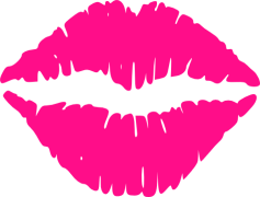 Pink Lips, Glossy Finish, Soft Hue, Fashion Statement, Smooth Texture PNG