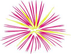 Pink Vector Fireworks, Festive, Colorful, Bright, Celebration PNG