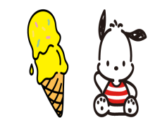 Pochacco, Dog, Cartoon, Adorable, Friends PNG