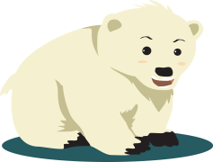 Polar Bear Vector, Animal, Wildlife, Creative, Nature PNG