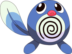 Poliwhirl Pokemon, Swirling Patterns, Evolution Stage, Unique Abilities, Spiraled Body PNG