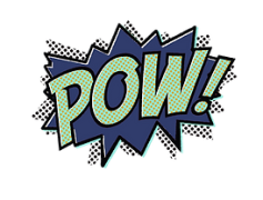 Pow, Zap, Wham, Boom, Smash PNG