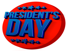 Presidents Day Banner, Commemoration, Celebration, Patriotic, Holiday PNG