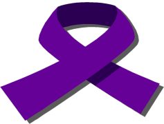 Purple Awareness Ribbon, Domestic Violence, Cancer Awareness, Alzheimer’s Awareness, Lupus Awareness PNG
