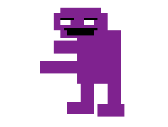 Purple Guy, Game Character, Animatronic, Creepy, Villain PNG