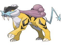Raikou Pokemon, Johto Region, Mythical Beast, Thunderbolt Ability, Storm Element PNG