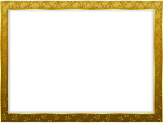 Rectangle Gold Frame, Elegant Border, Luxurious Finish, Chic Accent, Vintage Style PNG