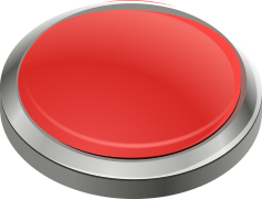 Red Button, Safety Mechanism, Alert Signal, Activation Key, Stop Control PNG