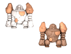 Regirock Pokemon, Geometric Form, Regi Series, Special Abilities, Rock-Type PNG