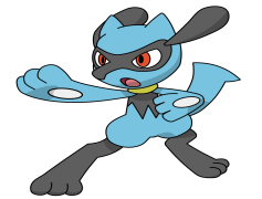 Riolu Pokemon, Cute Companion, Fighting Type, Evolving Potential, Baby Pokemon PNG