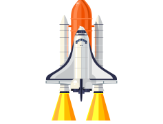 Rocket, Adventure, Flight, Explore, Space PNG