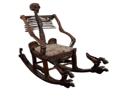 Rocking Chair, Vintage, Classic, Furniture, Relaxation PNG