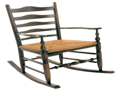 Rocking Chair, Vintage Comfort, Cozy Seating, Classic Style, Gentle Motion PNG