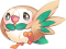 Rowlet Pokemon, Owl Pokémon, Cute Character, Evolution, Grass Type PNG