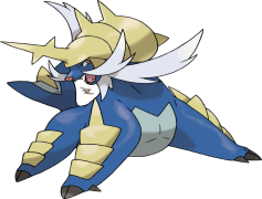 Samurott Pokemon, Evolves From Dewott, Water Type, Unova Region, Shell Blade PNG
