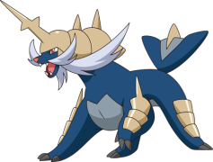 Samurott Pokemon, Starter Evolution, Battle Ready, Shell Blade, Evolves From Dewott PNG