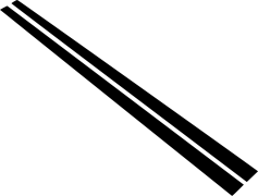 Silhouette Chopsticks, Elegant Tableware, Japanese Dining, Asian Cuisine, Food Presentation PNG