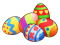 Single Easter Egg, Colorful, Decor, Celebration, Holiday PNG