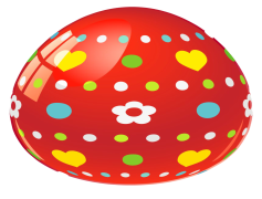 Single Easter Egg, Colorful, Symbolic, Spring, Tradition PNG