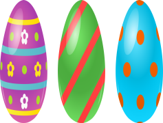 Single Easter Egg, Decor, Festive, Tradition, Colorful PNG