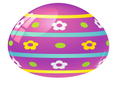 Single Easter Egg, Spring Celebration, Family Gathering, Colorful Decor, Festive Symbol PNG