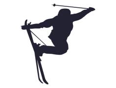 Skier, Winter, Snow, Mountain, Sport PNG