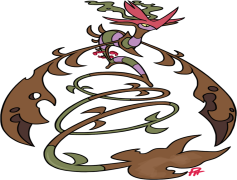 Skrelp Pokemon, Dragon Pokémon, Poison Attribute, Water Type, Sea Creature PNG