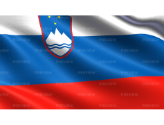 Slovenia Flag, Blue, National Symbol, Tricolor, Red PNG