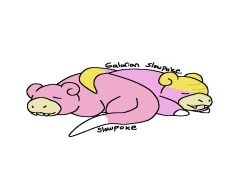 Slowpoke Pokemon, Seaside Habitat, Relaxed Nature, Evolved Form, Kanto Region PNG