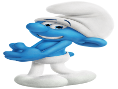 Smurf, Playful, Blue, Cartoon, Fantasy PNG