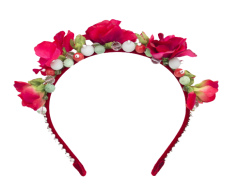 Snapchat Flower Crown, Floral Headpiece, Digital Makeup, Social Media Filter, Selfie Enhancement PNG