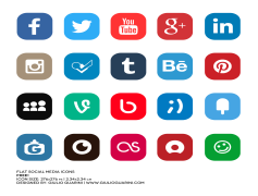 Social Media Logos, Digital, Engagement, Networking, Communication PNG