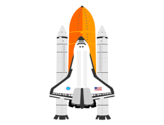 Space Shuttle, NASA Program, Earth Orbit, Space Exploration, Launch Vehicle PNG
