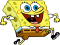 Spongebob Running, Energetic, Bikini Bottom, Animated, Underwater PNG